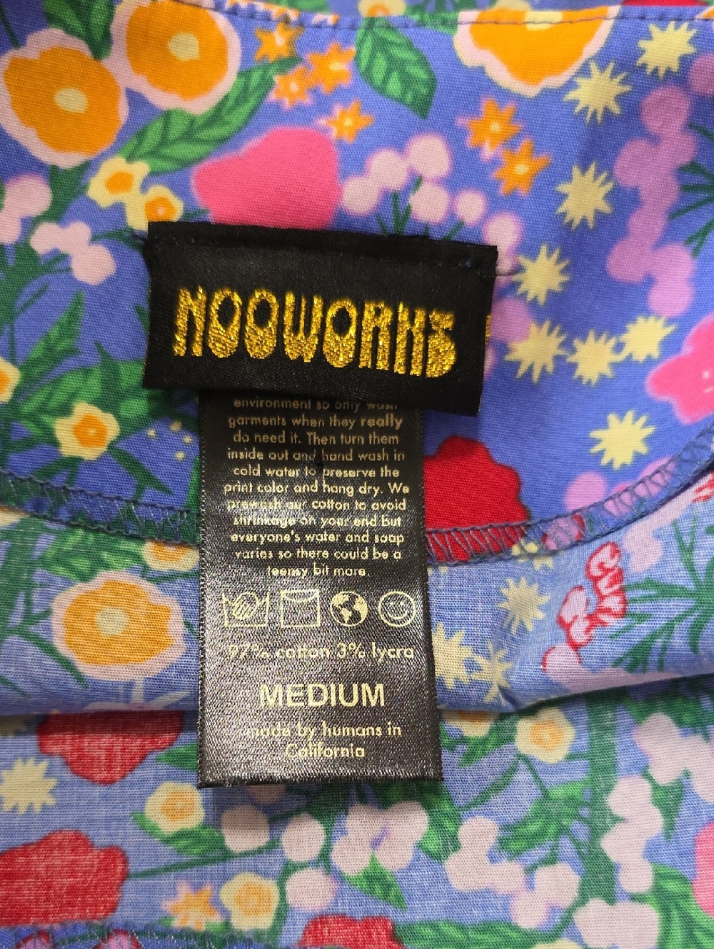 Nooworks Gail Top in Super Bloom Size Medium - Picture 4 of 4